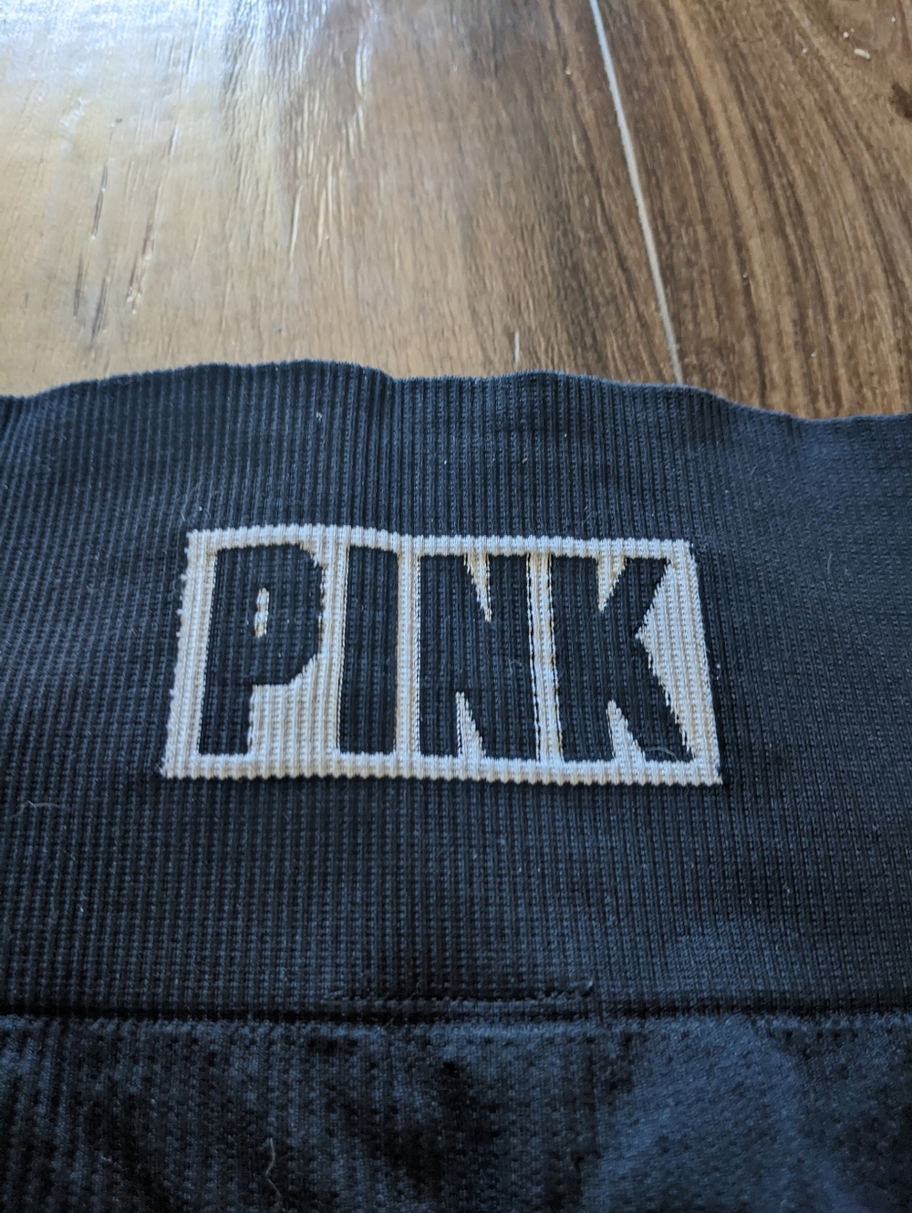 PINK Victoria's Secret - Cool & Comfy Tie-Dye Stripe Leggings | Medium | Black - Picture 8 of 10